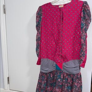Vintage Sally Browne Drop-waist Dress